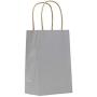 PTP BAGS Hi Ho Silver 5'' x 3'' x 8'' Tote Bags [Pack of 250] Recyclable Metallic Kraft Paper Gift Bags