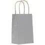 PTP BAGS Hi Ho Silver 5'' x 3'' x 8'' Tote Bags [Pack of 250] Recyclable Metallic Kraft Paper Gift Bags