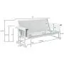 Crosley Furniture CO1028-WH Veranda Retro Outdoor Metal Sofa Glider, Alabaster White Crosley Furniture CO1028-WH Veranda Retro Outdoor Metal Sofa Glider, Alabaster White