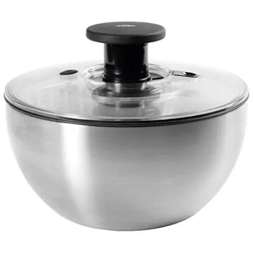 OXO Steel Salad Spinner OXO Steel Salad Spinner