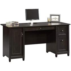 Sauder 408558 Edge Water Computer Desk, Estate Black L: 59.06'' x W: 23.23'' x H: 29.02'',