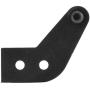Drfeify RC Metal Rear Bumper, 1 Set RC Upgrade Part Replacement Accessory Fit for 1/14 RC Car(Black )