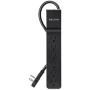 Belkin 6-Outlet Power Strip Surge Protector, Flat Rotating Plug, 6ft Cord (600 Joules)