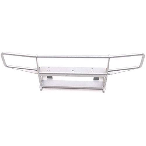 Binchil Metal Front Bumper for -4 TRX4 Bronco 1/10 Rc Crawler Model Car,Silver