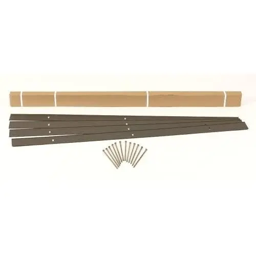 Dimex EasyFlex Aluminum Landscape Edging Project Kit, Will Not Rust Like Steel, Bronze (1806BZ-24C)