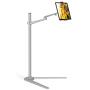 Tablet Holder for Bed – Height Adjustable Tablet Stand – 360-Degree Rotative Design – Premium Durable Construction – Ideal for Movies, Teaching, Online Learning, Reading – Widely Compatible