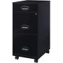 Lorell LLR17427 SOHO Mobile Cabinet, Black