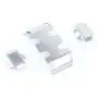 LCX Racing 1/24th RC Crawler Car Stainless Steel Skid Plate Axle Guard Protector, Skid Plate Armor & Axle Guard for Axial SCX24 90081 LCX Racing 1/24th RC Crawler Car Stainless Steel Skid Plate Axle Guard Protector, Skid Plate Armor & Axle Guard for Axial SCX24 90081