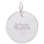 Fityle 925 Sterling Silver Blanks Round Circle Metal Coin Stamping Blank and Crafting Tags Pendants Charms Findings 6mm 8mm 10mm - 3 Pieces 6mm