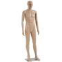 Male Mannequin Torso Dress Form Mannequin Body 73 Inches Adjustable Dress Model Male Full Body Mannequin Stand Realistic Display Mannequin Head Metal Base