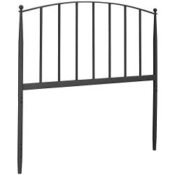 Crosley Furniture Whitney Arched Metal Headboard, King, Black