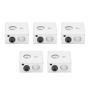 Onyehn 22pcs/Lots A8&A2 3D Printer Part Each 5PCS 0.4mm Extruder Nozzle Print Head+1.75mm Teflon Throat Tube+Heater Blocks Hotend for MK8 Makerbot Reprap