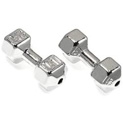 Silver Barbell Beads, Metal Dumbbell, Weight, Workout, Live Lift 10/Pkg