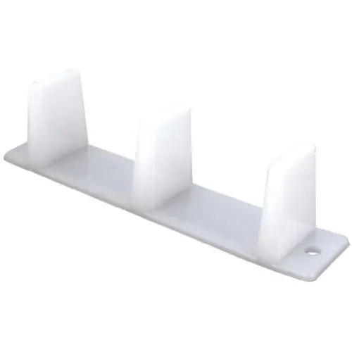 Prime-Line Products Slide-Co 16451 Bypass Door Floor Guide, Nylon, Pack of 1, Mill Prime-Line Products Slide-Co 16451 Bypass Door Floor Guide, Nylon, Pack of 1, Mill