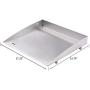 Stanbroil 17 Inches Stainless Steel Flat Top Gas Grill Griddle for Blackstone Portable Propane Fueled Grill