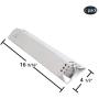 Hongso Stainless Steel Heat Plate Shield Replacement Parts for Kitchen Aid 720-0787D, 720-0819 Gas Grill Models, 16 9/16 Inch Grill Heat Tent for Cooking, SPZ811 (2-Pack)