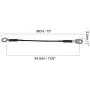 X AUTOHAUX Truck Tailgate Lift Support Cables for Chevy for GMC 1500 2500 3500 88-00 2 Pcs X AUTOHAUX Truck Tailgate Lift Support Cables for Chevy for GMC 1500 2500 3500 88-00 2 Pcs
