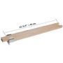 Btibpse Wooden Drawer Slides 16 Inches Classic Wood Center Guide Track with Slide Glides (1 pcs)