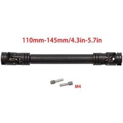 Ky-RC Metal RC Car Universal Drive Shaft for 1/10 RC Crawler Truck Axial SCX10 D90 TRX4 TF2 RC Cars Part Accessories(1pcs) (110-145MM/52G)