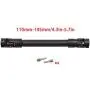 Ky-RC Metal RC Car Universal Drive Shaft for 1/10 RC Crawler Truck Axial SCX10 D90 TRX4 TF2 RC Cars Part Accessories(1pcs) (110-145MM/52G)