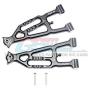 GPM Losi 1/10 Baja Rey 4WD Desert Truck (LOS03008) Upgrade Parts Aluminum Front Lower Suspension Arm - 1 Pair Set Black