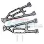 GPM Losi 1/10 Baja Rey 4WD Desert Truck (LOS03008) Upgrade Parts Aluminum Front Lower Suspension Arm - 1 Pair Set Black