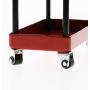 Ky-RC 2 Layers Metal RC Car Tools Rack Maintenance Trolley for 1/8 1/10 1/12 1/16 Scale RC Model Car Axial SCX10 Traxxas TRX4 TRX6 TF2 D90 D110 D130 RC Climbing Car Simulation Tools Rack (Large, Red)