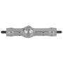 Dilwe RC Gear Box , Aluminium Alloy Rear Gear Axle Box for WPL 1/16 Military Truck RC Car Upgraded Part(Titanium Gray)