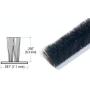 CRL W125C .250'' (6.3 mm) Storefront Door Pile Weatherstrip - 100