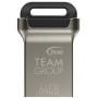 TEAMGROUP C162 64GB USB 3.2 Gen 1 (USB 3.1/3.0) Mini Fits Metal USB Flash Drive, Read up to 90MB/s, External Storage Thumb Drive Memory Stick TC162364GB01