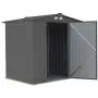 Arrow 6 x 5 EZEE Galvanized Steel Low Gable Shed Charcoal, Storage Shed with Peak Style Roof Arrow 6 x 5 EZEE Galvanized Steel Low Gable Shed Charcoal, Storage Shed with Peak Style Roof