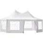 Outsunny 22 x 16 ft Canopy Party Event Tent with 2 Pull-Back Doors, Column-Less Event Space, & 8 Cathedral Windows