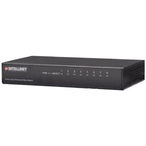 Intellinet 8-Port 10/100Mbps Fast Ethernet Office Switch (Metal) (523318)