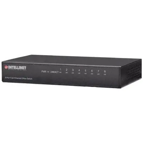 Intellinet 8-Port 10/100Mbps Fast Ethernet Office Switch (Metal) (523318) Intellinet 8-Port 10/100Mbps Fast Ethernet Office Switch (Metal) (523318)