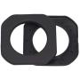 Dritz Home 44398 Square Curtain Grommets, 1-9/16-Inch, Matte Black (8-Piece)
