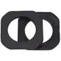 Dritz Home 44398 Square Curtain Grommets, 1-9/16-Inch, Matte Black (8-Piece)