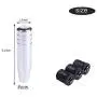 Bashineng Car Gear Shift Lever Knobs Metal Alloy Stick Shifter Knob Head for Most Manual Vehicle (Silver) Bashineng Car Gear Shift Lever Knobs Metal Alloy Stick Shifter Knob Head for Most Manual Vehicle (Silver)