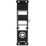 Hooke Road JK Door Hinge Step, Metal Folding Foot Pedal w/Star Sign for 2007-2018 Jeep Wrangler JK & JKU