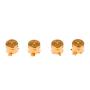 Metal Buttons for DualShock 4, Aluminum Metal Thumbsticks Analog Grip & Bullet Buttons & D-pad for PS4 Controller (Gold)
