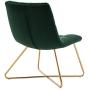 Duhome Velvet Accent Chair Retro Leisure Lounge Chair Mid Century Modern Chair Vanity Chair for Living Room Bedroom with Gold Metal Legs Salmon Pink 1 PCS