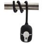 Versatile Twist Mount Compatible with Arlo Pro & Arlo Pro 2 Camera, Flexible Gooseneck-Like Mount - Attach Your Arlo Pro Camera Wherever You Like Without Tools or Wall Damage - by Wasserstein (Black)
