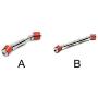 CfoPiryx Front Drive Shaft Prop Shaft Assembly,Axial Replacement Parts Drive Shaft Metal 1:10 RC Crawler Toy for 1/10 RC Rock Crawler Cars SCX10 D90 90021 90028CVD