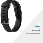 Fitbit Inspire HR Heart Rate and Fitness Tracker, One Size (S and L Bands Included), 1 Count