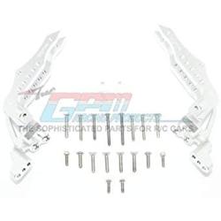 GPM Losi 1:10 Baja Rey / Rock Rey Upgrade Parts Aluminum Rear Shock Tower - 1Pr Set Silver