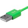 Monoprice Select Series USB A to Micro B Charge & Sync Cable, 6ft Green