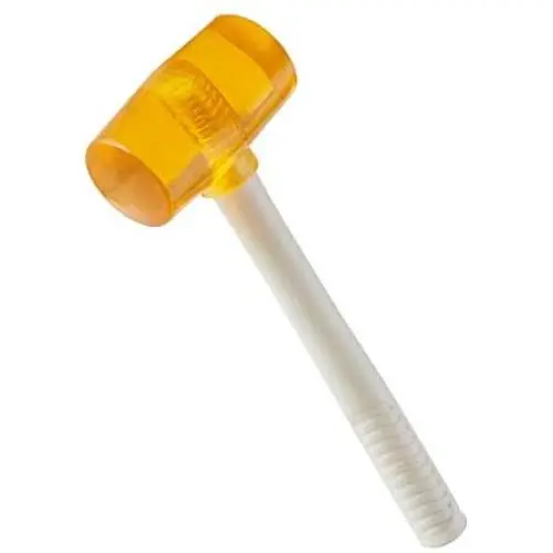 SOLUDE 15 Ounce Rubber Mallet,Lightweight Double-Face Hammer with Fiberglass Non Slip Handle,Perfect for Leather Crafts,Jewelry,Wood and Flooring Installation SOLUDE 15 Ounce Rubber Mallet,Lightweight Double-Face Hammer with Fiberglass Non Slip Handle,Perfect for Leather Crafts,Jewelry,Wood and Flooring Installation