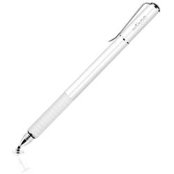 Mixoo Stylus Pens for Touch Screens - Disc & Fiber Tip 2 in 1 High Sensitivity Universal Stylus for iPad, iPhone, Tablets and Other Capacitive Touch Screens (White)