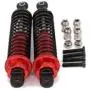 RCAWD Shock Absorber Damper 283004 80mm Oil Adjustable Alloy Aluminum for Rc Car 1/16 Buggy Truck Upgraded Hop-Up Parts HPI HSP Traxxas Losi Axial Tamiya Redcat 2Pcs(Shipped Locally)(Red)