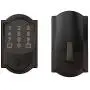 Schlage Encode Smart WiFi Deadbolt with Camelot Trim In Aged Bronze Schlage Encode Smart WiFi Deadbolt with Camelot Trim In Aged Bronze