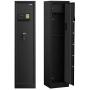 RPNB Rifle Safe,Electronic Gun Security Cabinet,Quick Access 5-Gun Large Metal Rifle Gun Security Cabinet with Separate Pistol/Ammo Area